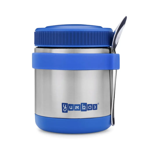 Hot Lunch Thermal Food Jar with Spoon - Neptune Blue